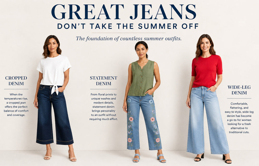 Great Jeans Don't Take The Summer Off🌞