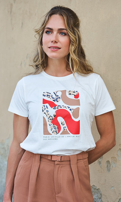 Graphic Print Cotton Tee