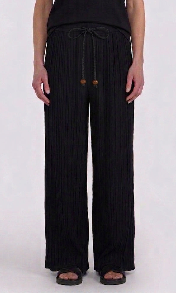 Pleated Wide Leg Pant