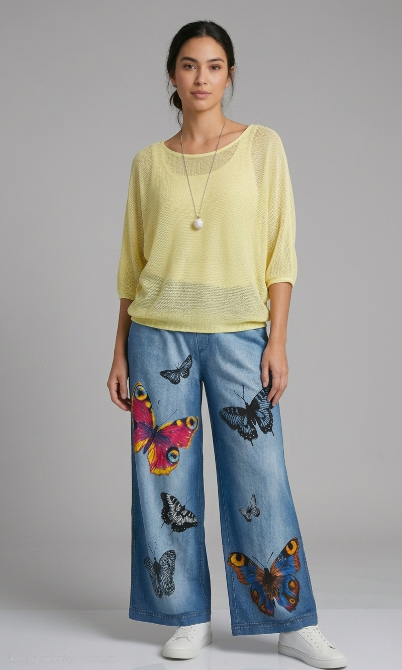 Dolman Overlay Top with Tank & Bling Ball Necklace