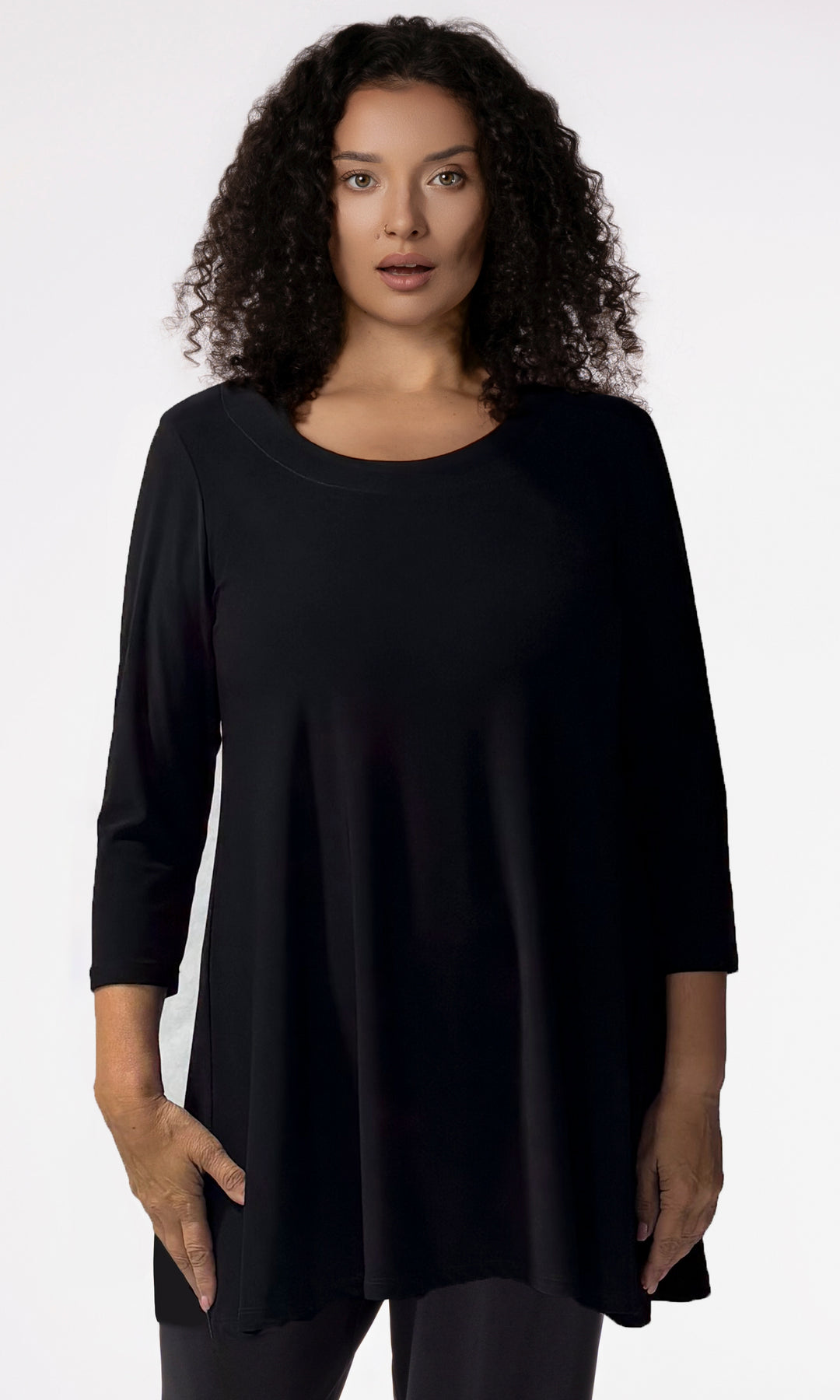 Reversible Stretch Tunic Top