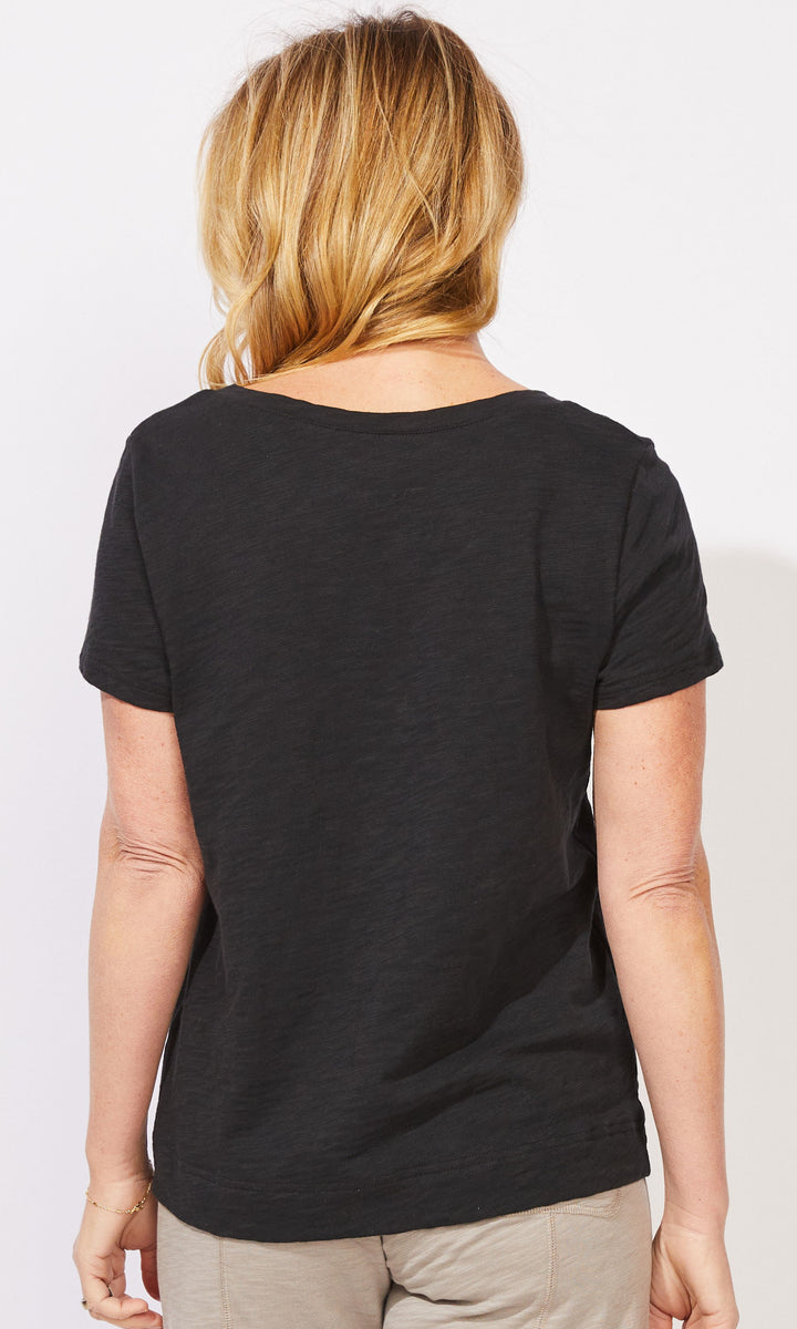 Essential V-Neck Cotton Tee
