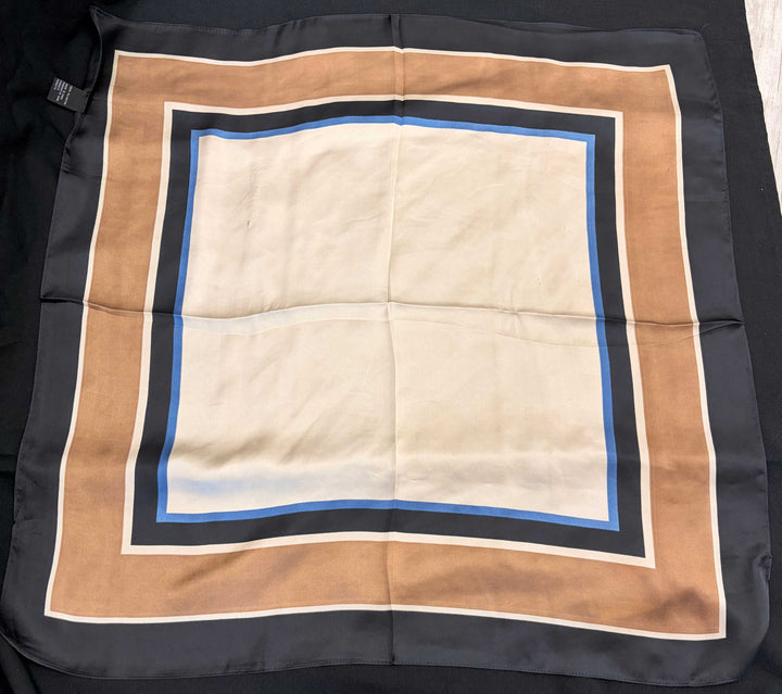 Classic Border Square Scarf