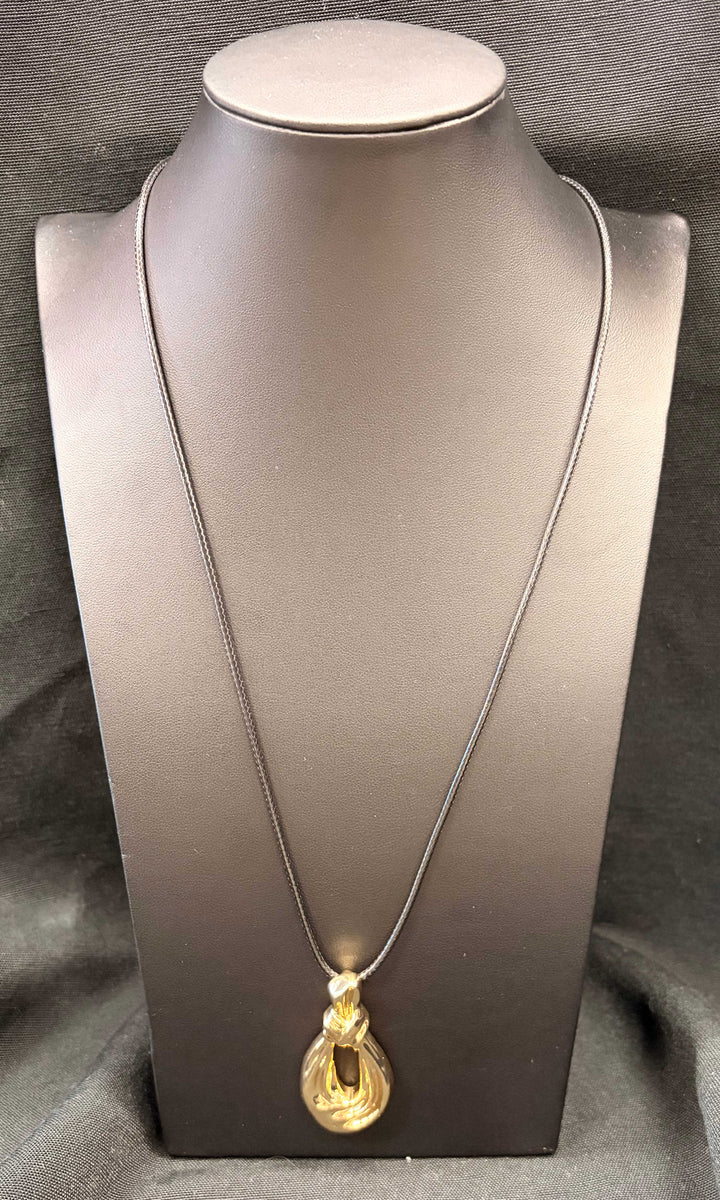 Statement Knot Pendant Necklace