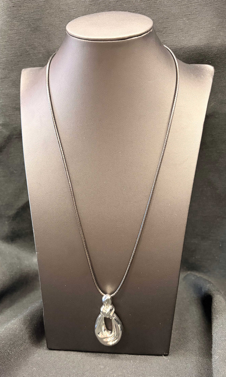 Statement Knot Pendant Necklace