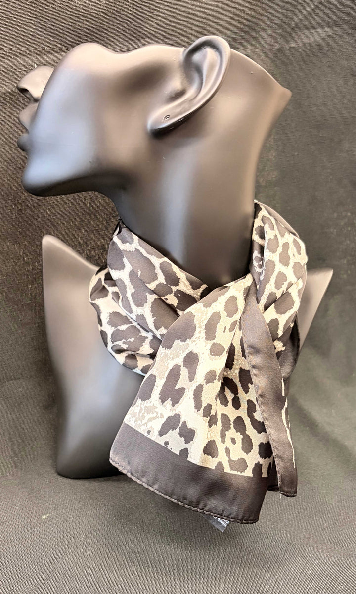 Animal Print Square Scarf