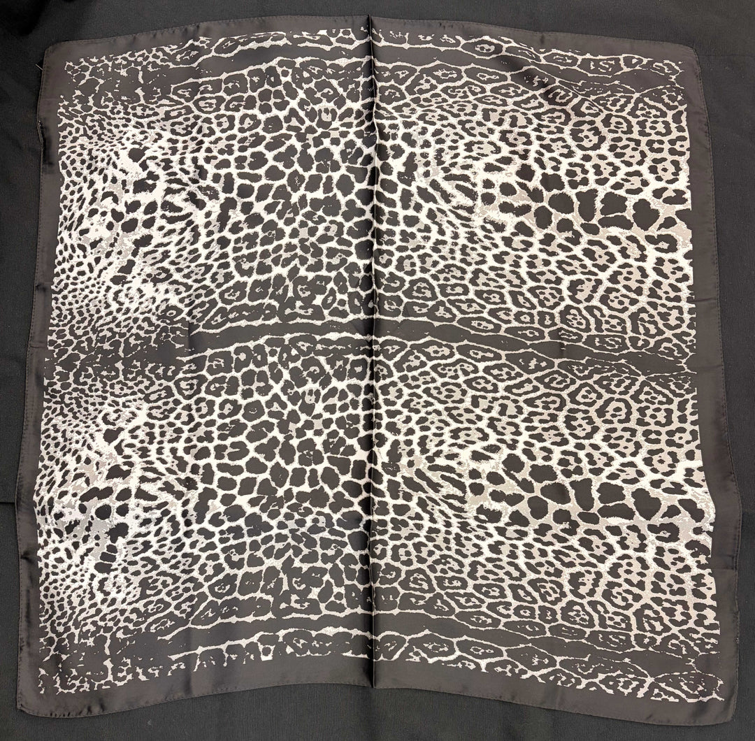 Animal Print Square Scarf