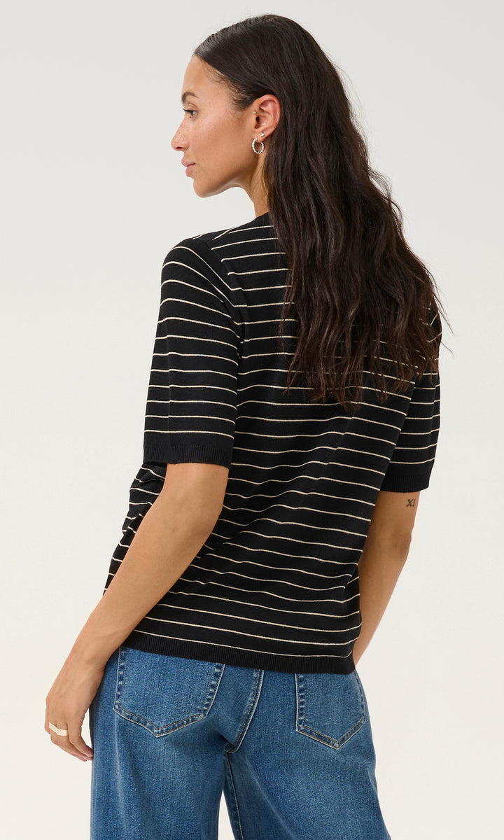 Striped Knitted Top