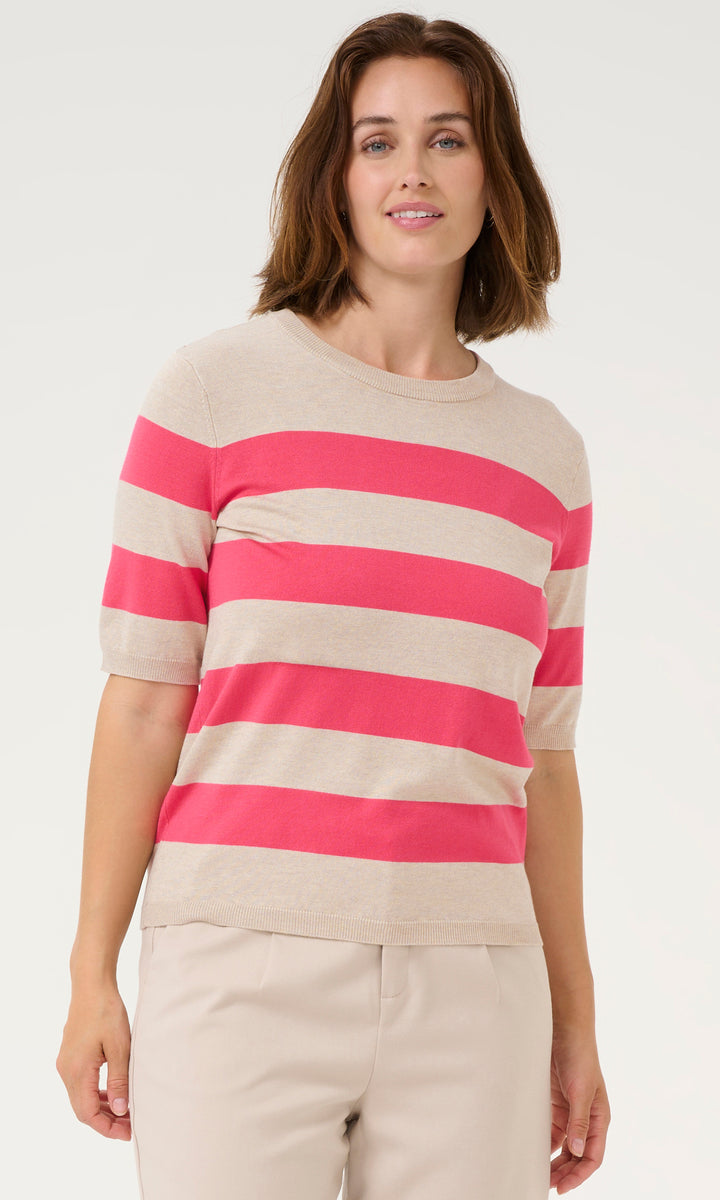 Striped Knitted Top