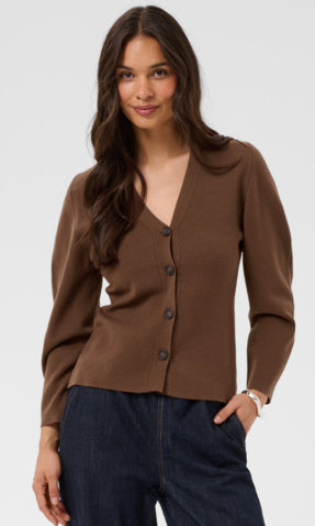 Collared Knit Cardigan
