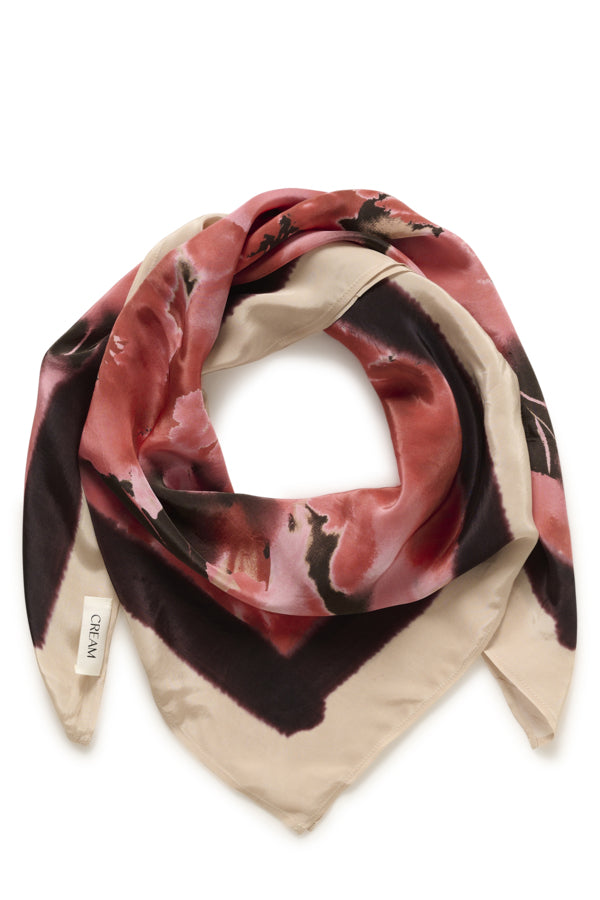 Printed Square Viscose Scarf