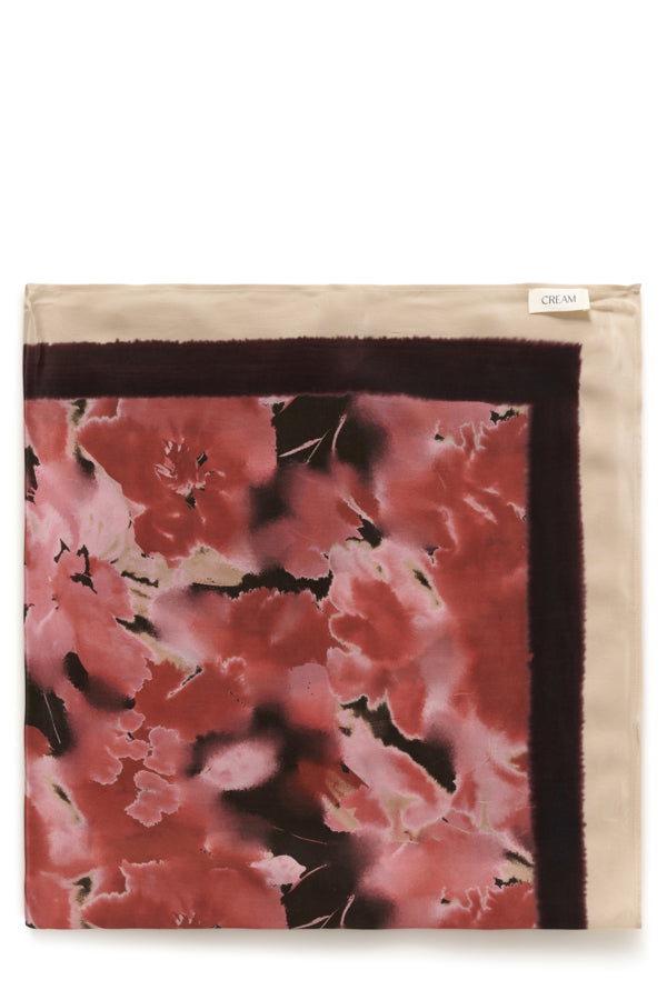 Printed Square Viscose Scarf