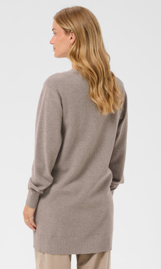 Longline Button Front Cardigan