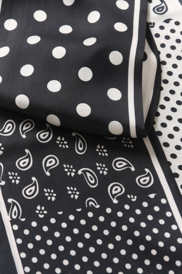 Printed Skinny Scarf
