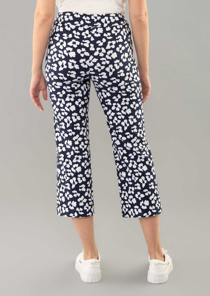 Crepe Texture Cropped Pant