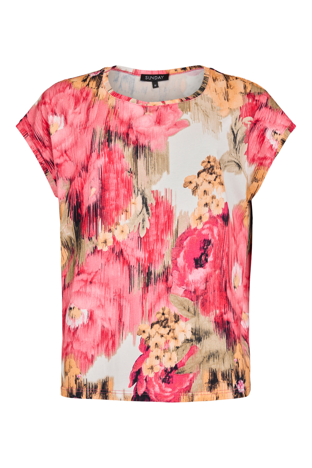 Floral Brushstroke Knit Top