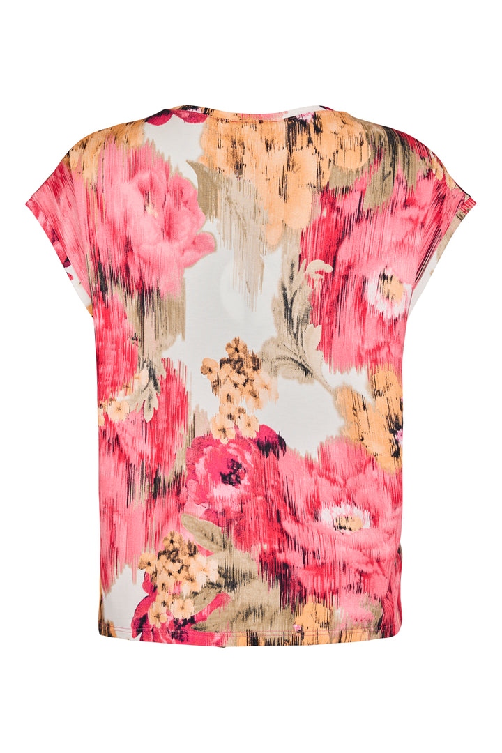 Floral Brushstroke Knit Top