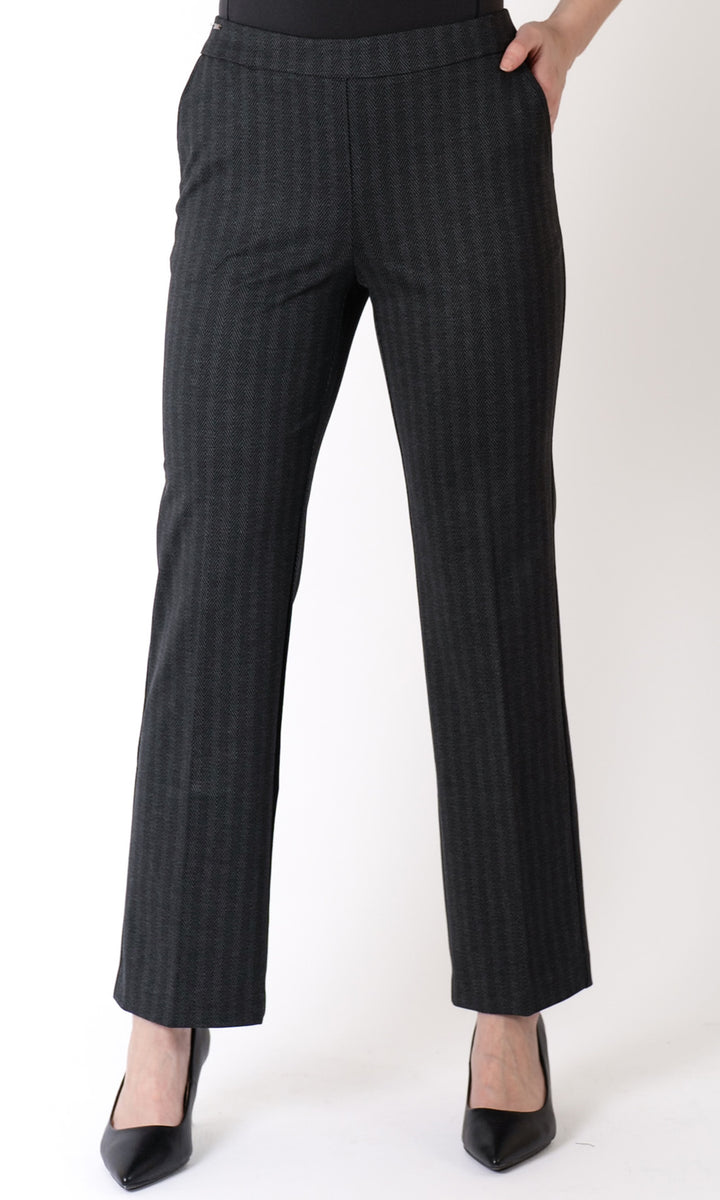 Herringbone Pull On Pants