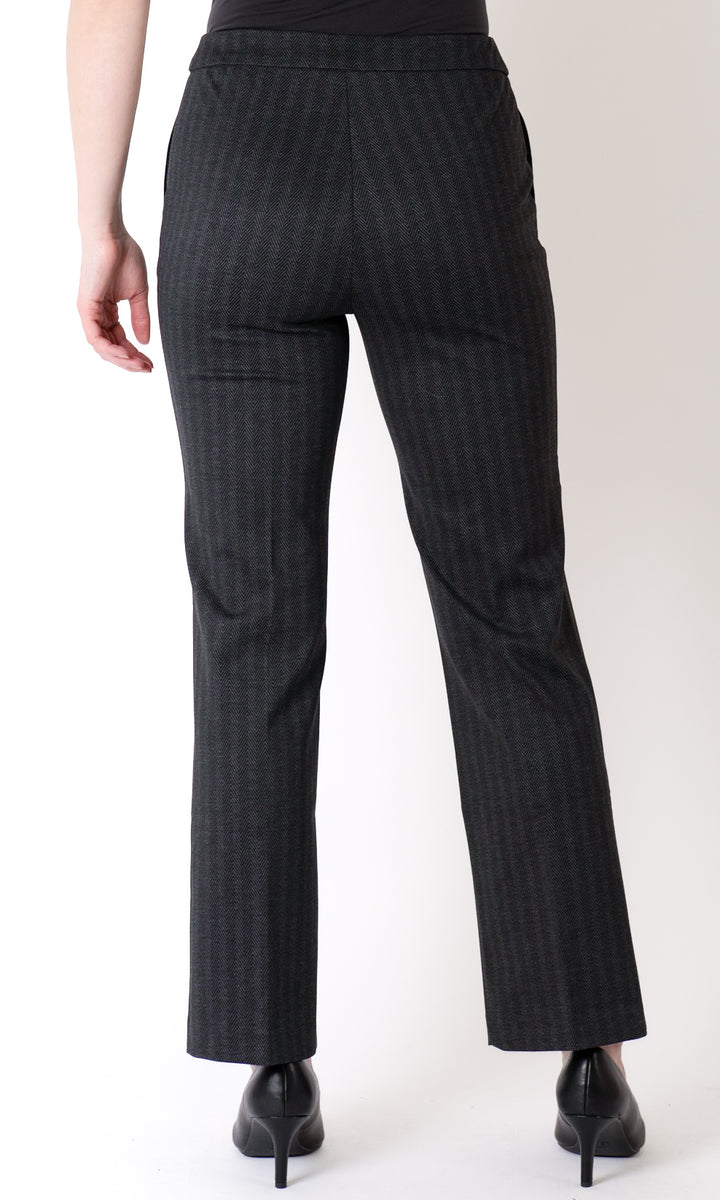 Herringbone Pull On Pants