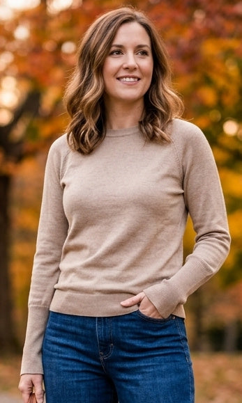Ribbed Detail Sweater