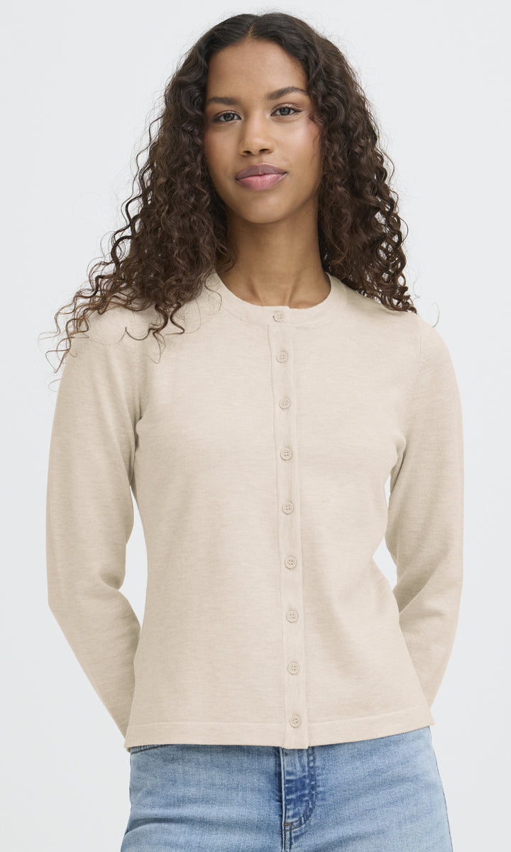 Classic Crew Neck Cardigan