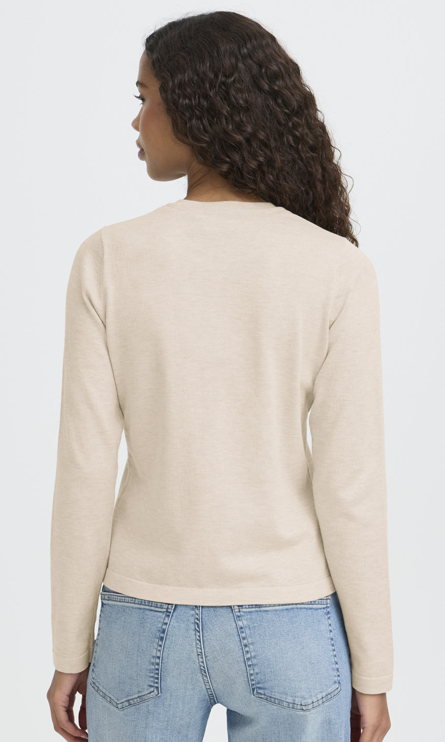Classic Crew Neck Cardigan