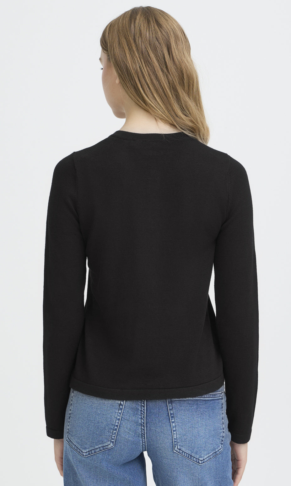 Classic Crew Neck Cardigan