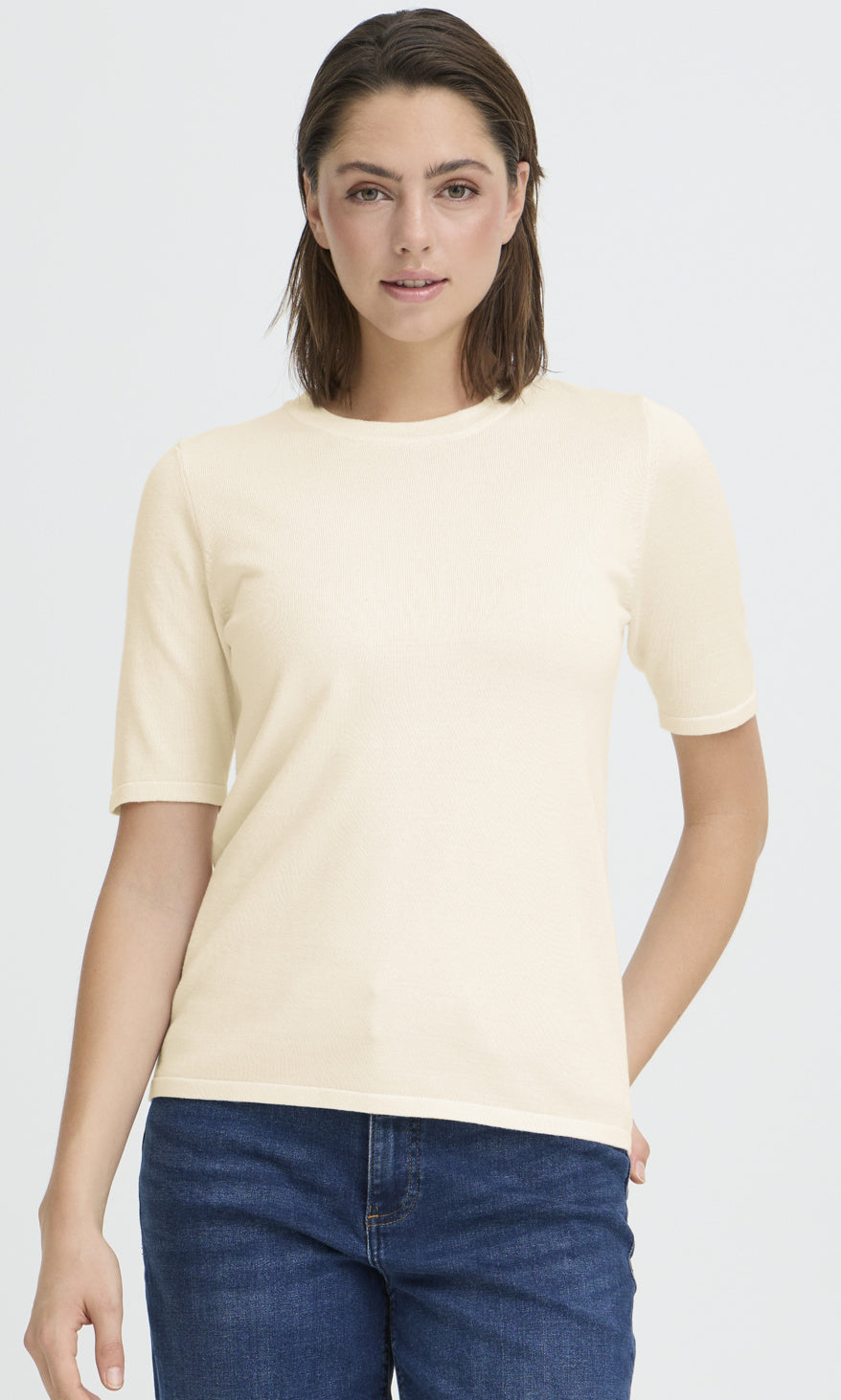 Short Sleeve Knit Top