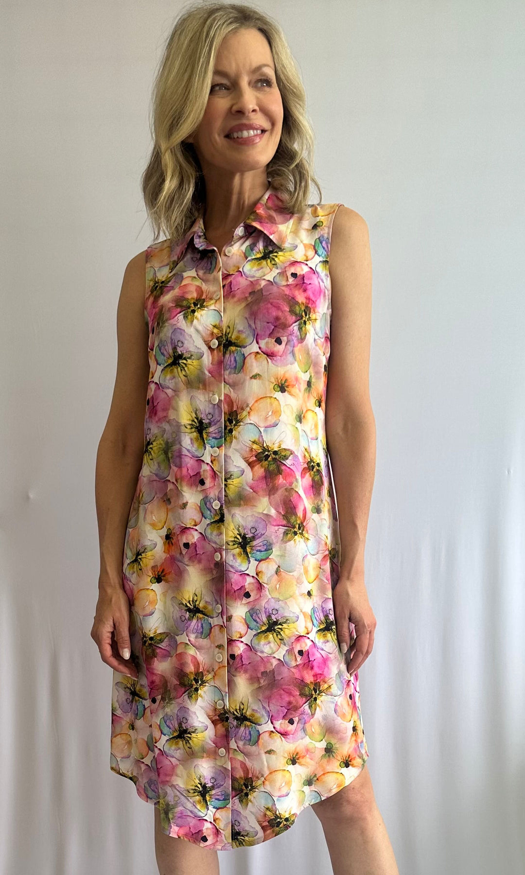 Floral Shirt Dress