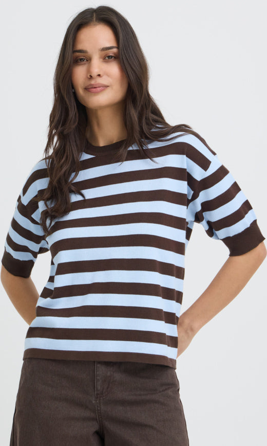 Classic Striped Knit Sweater