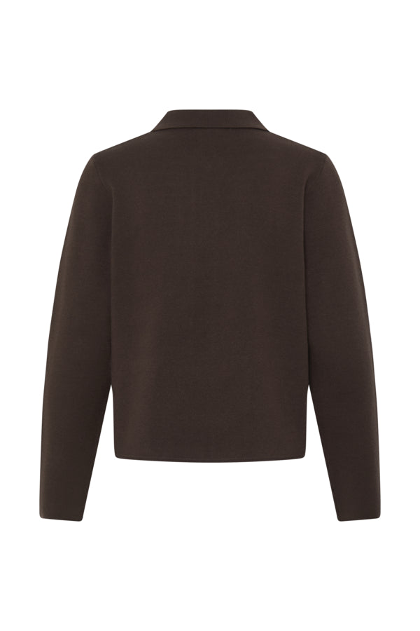 Collared Button Front Cardigan
