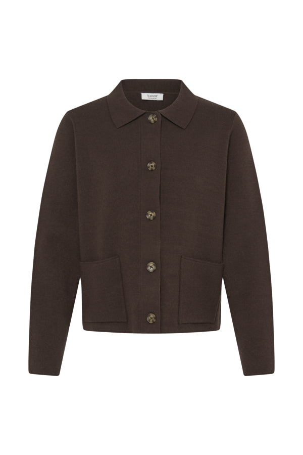 Collared Button Front Cardigan