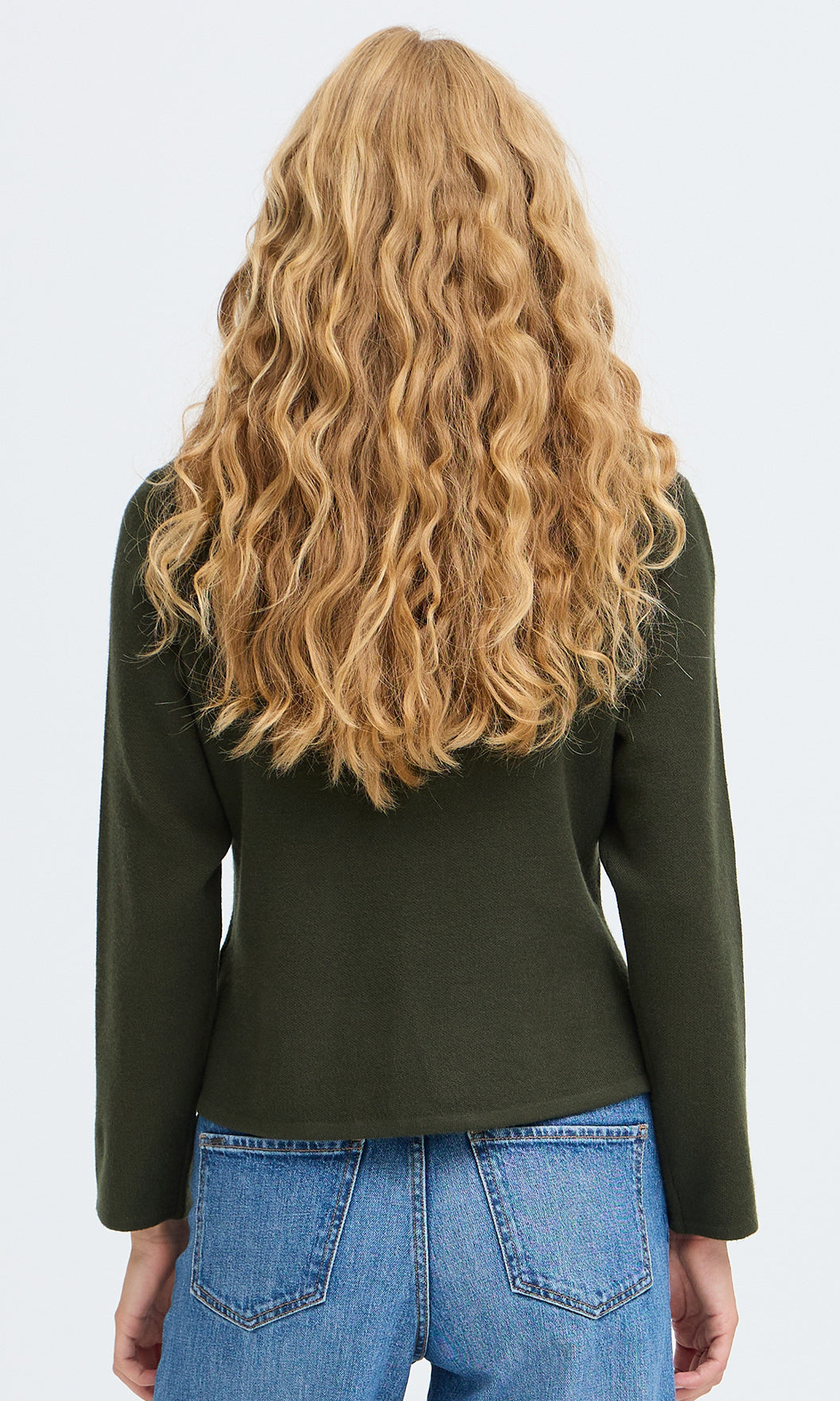 Jewel Button Peplum Cardigan