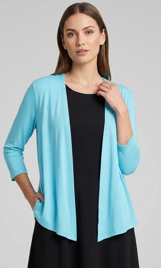 Lightweight Open Front Cardigan