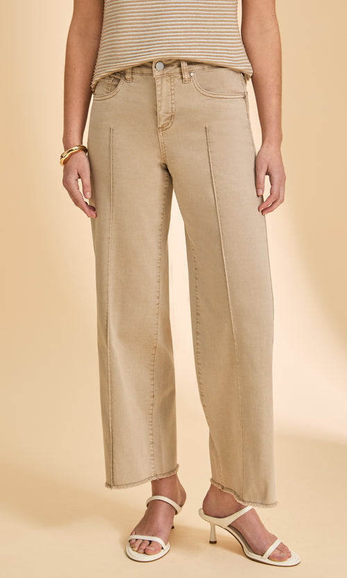 Cropped Wide-Leg Pants