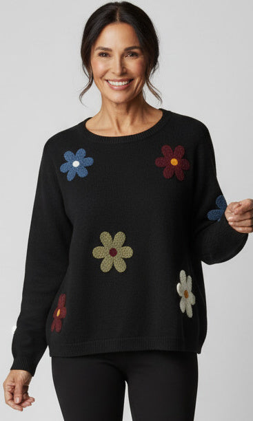 Daisy Motif Sweater