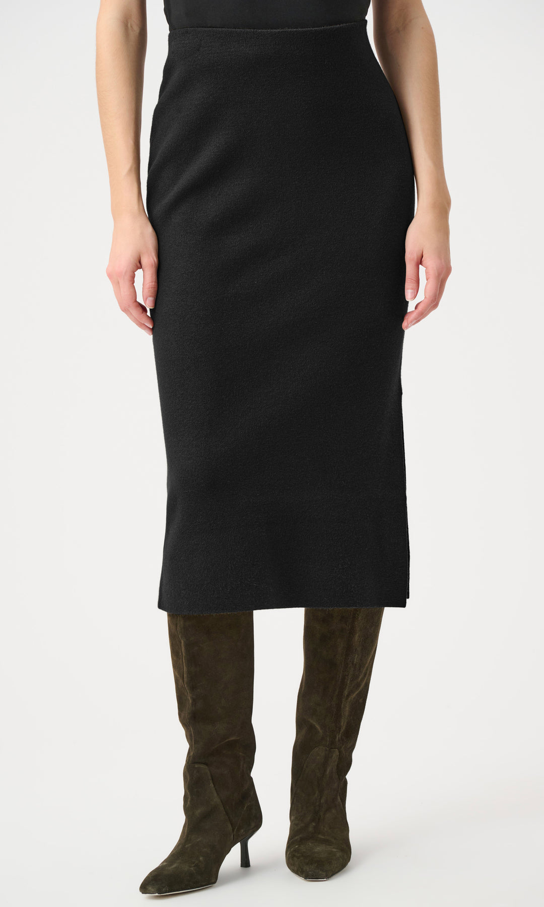Ribkoff Sweater Knit Midi Skirt