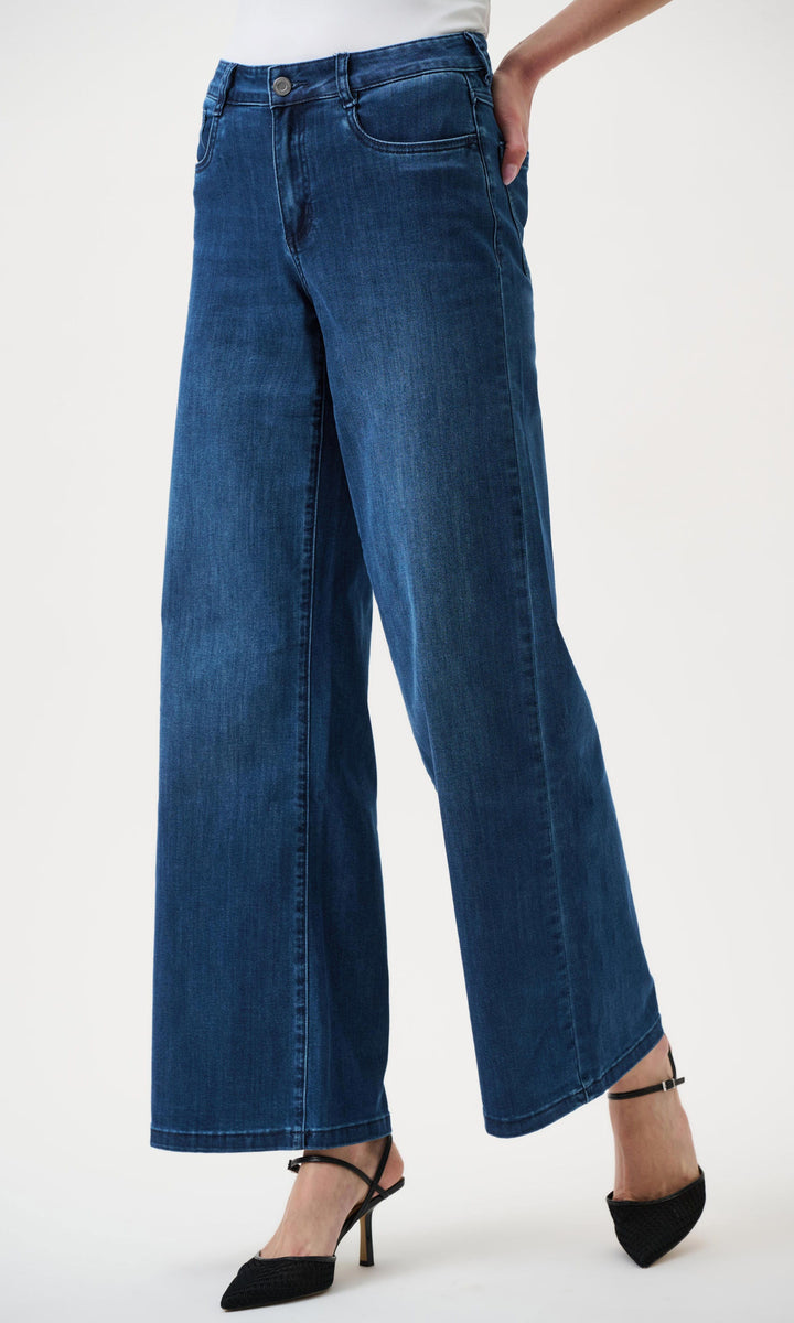 Goldie | Classic Wide-Leg Stretch Jeans
