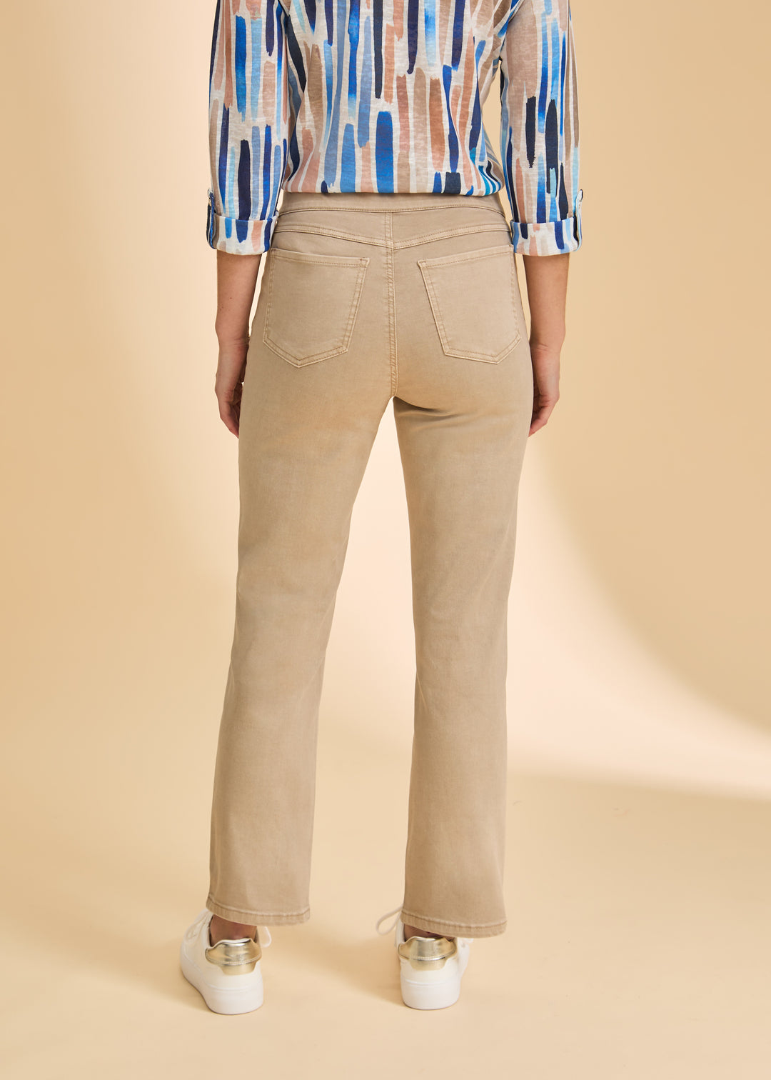 Pull On Straight-Leg Pant