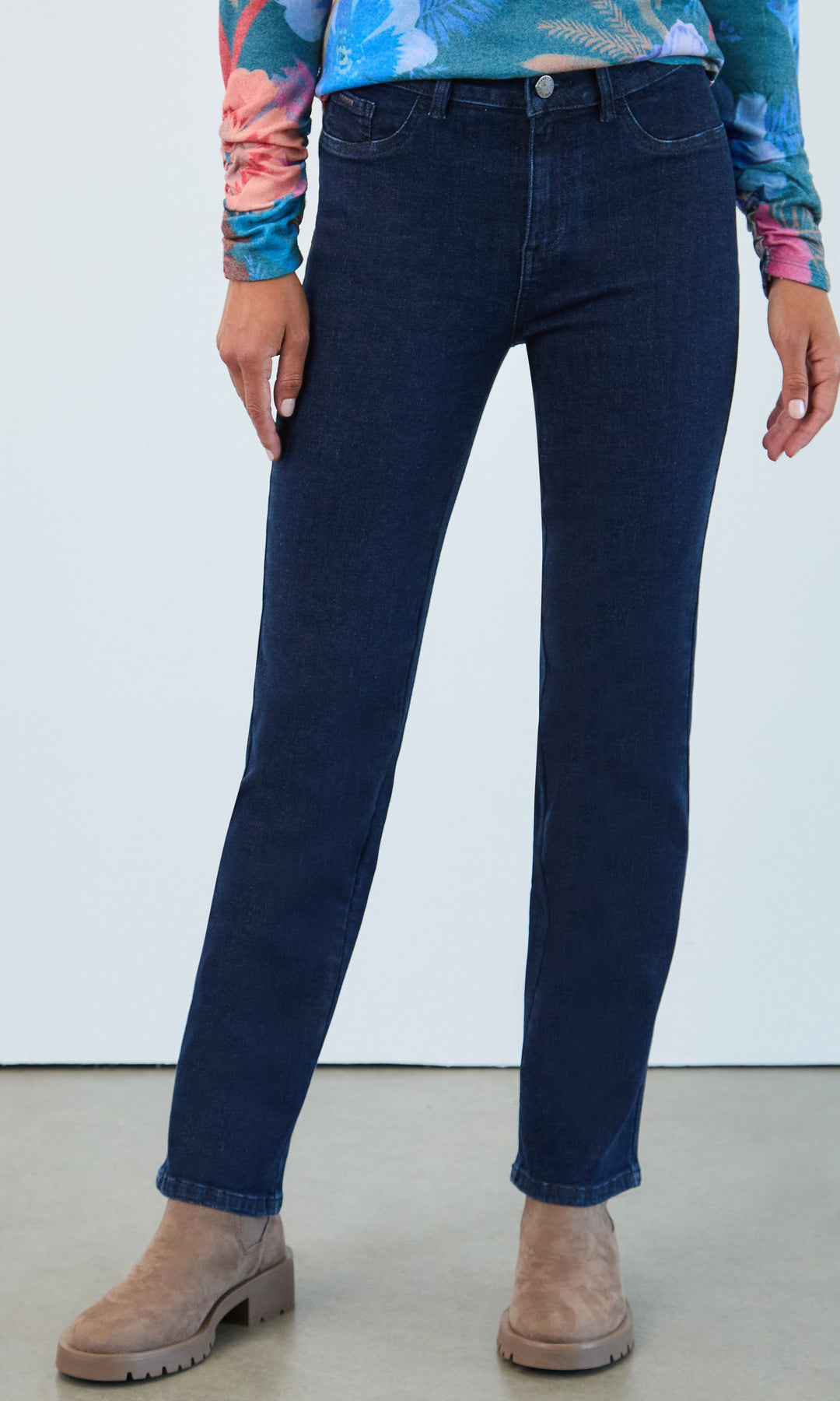 Beyond Denim Straight Leg Jeans