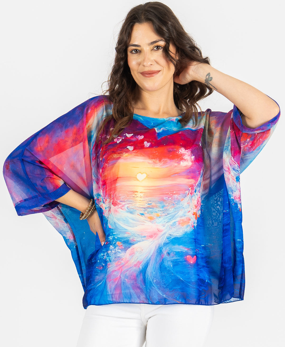 Sunset Shore Overlay Top