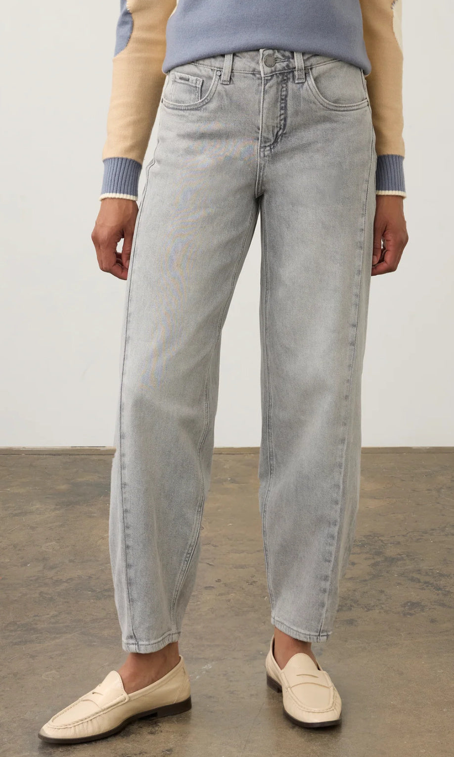 Girlfriend Barrel Ankle Denim