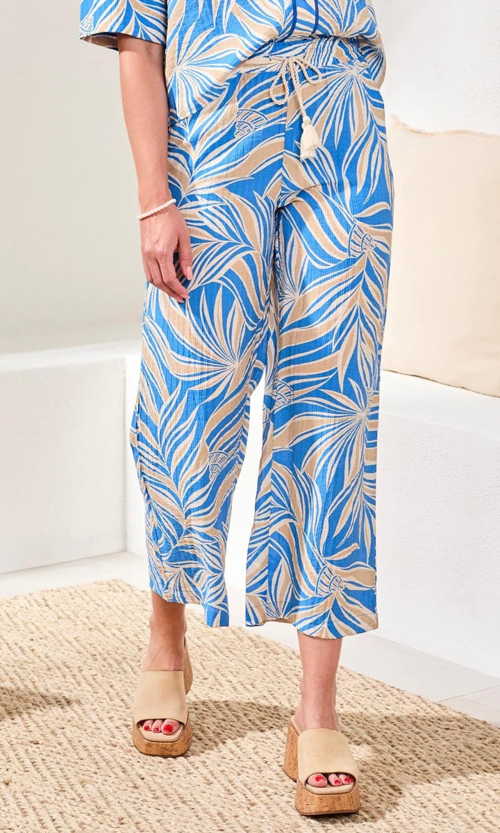 Soft Drape Drawcord Waist Ankle Pant