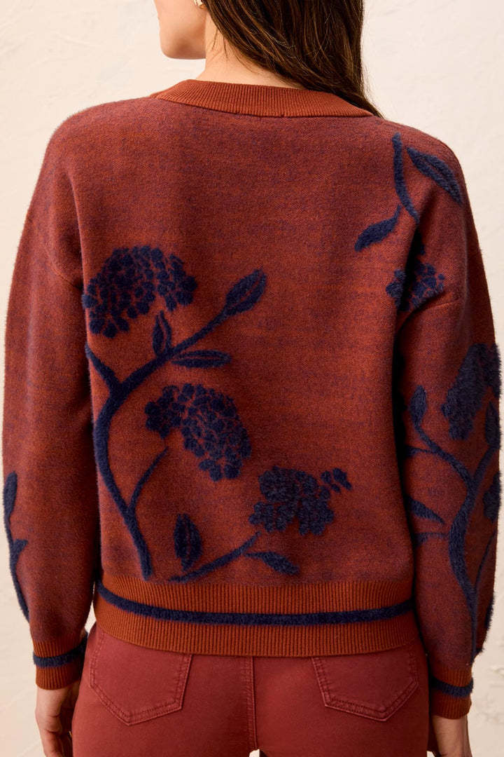 Floral Knit Sweater