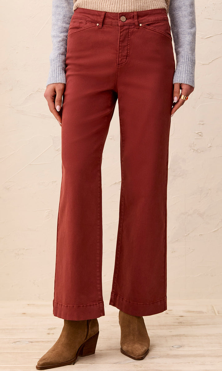 High-Rise Wide Leg Pants
