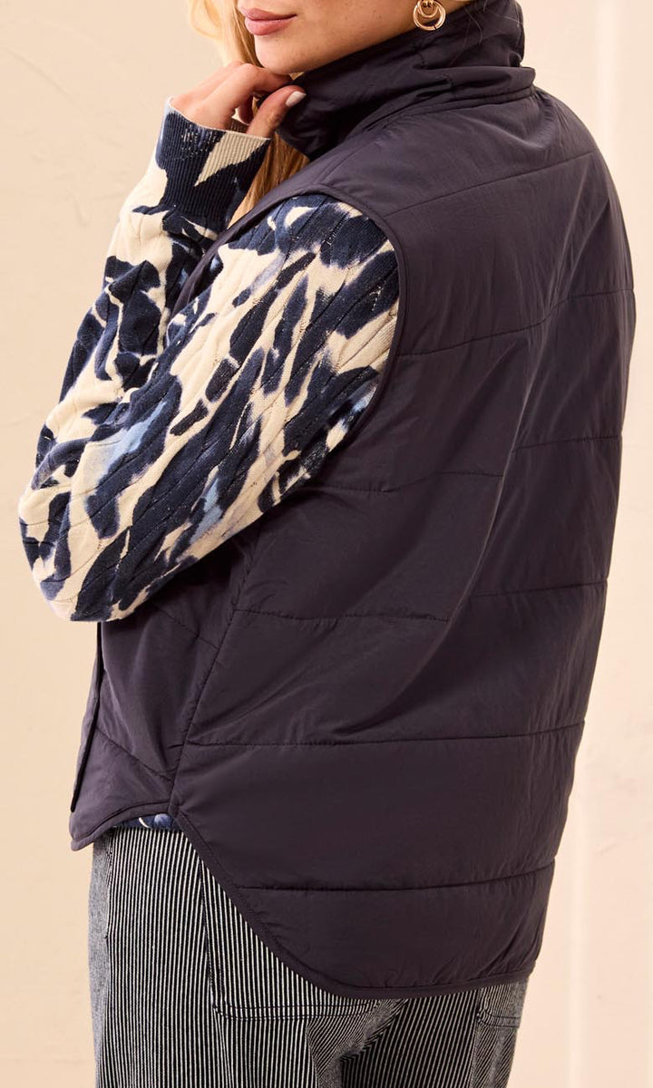 Quilted Zip-Up Vest