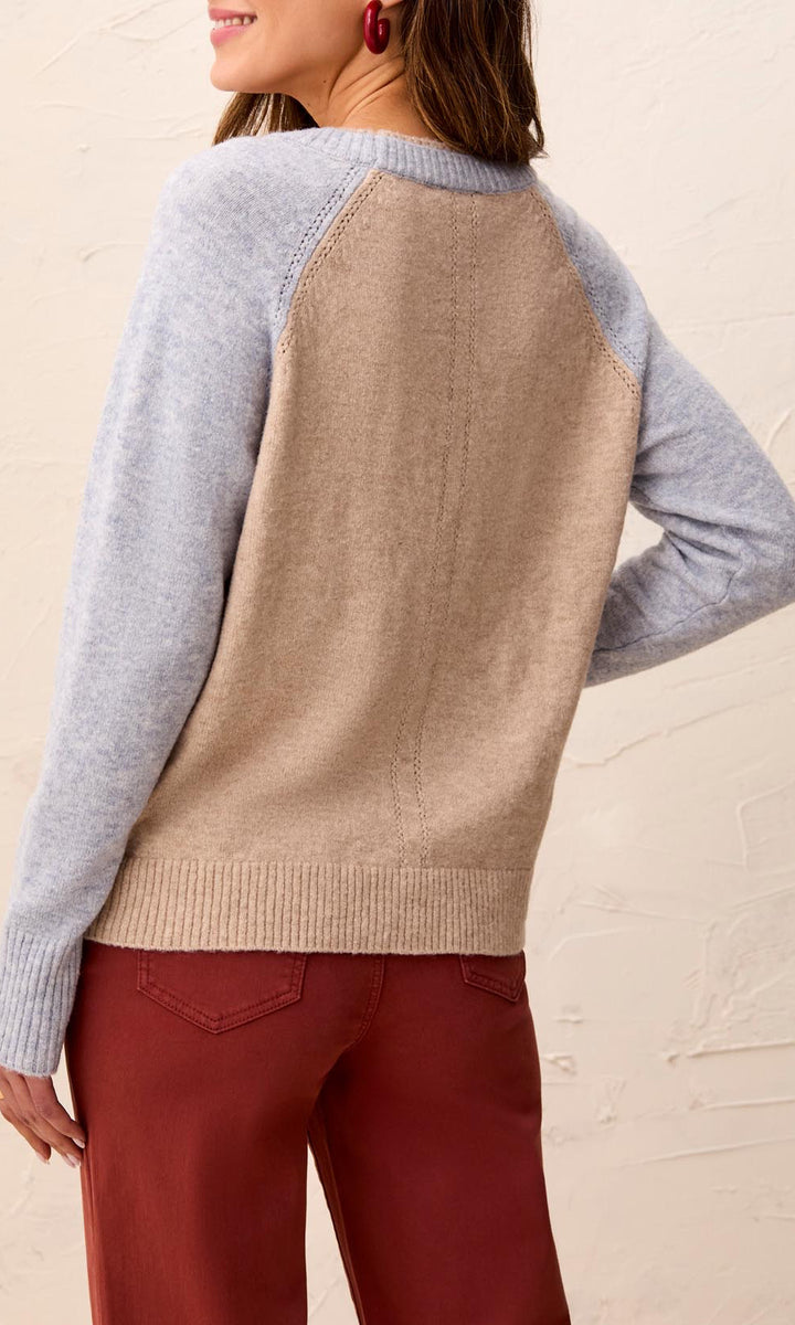 Colorblock Raglan Sweater