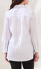 Classic White Button-Down Blouse With Chest Pocket