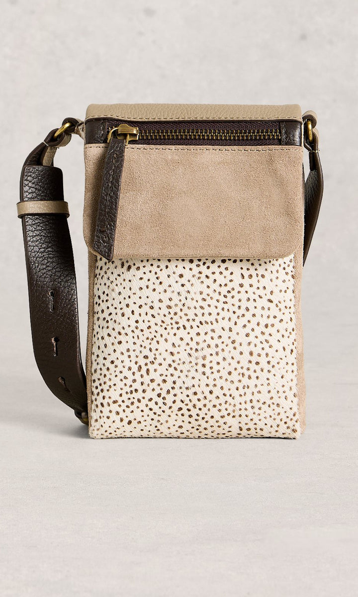 Leather Crossbody Phone Pouch