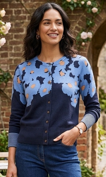 Floral Cotton Cardigan